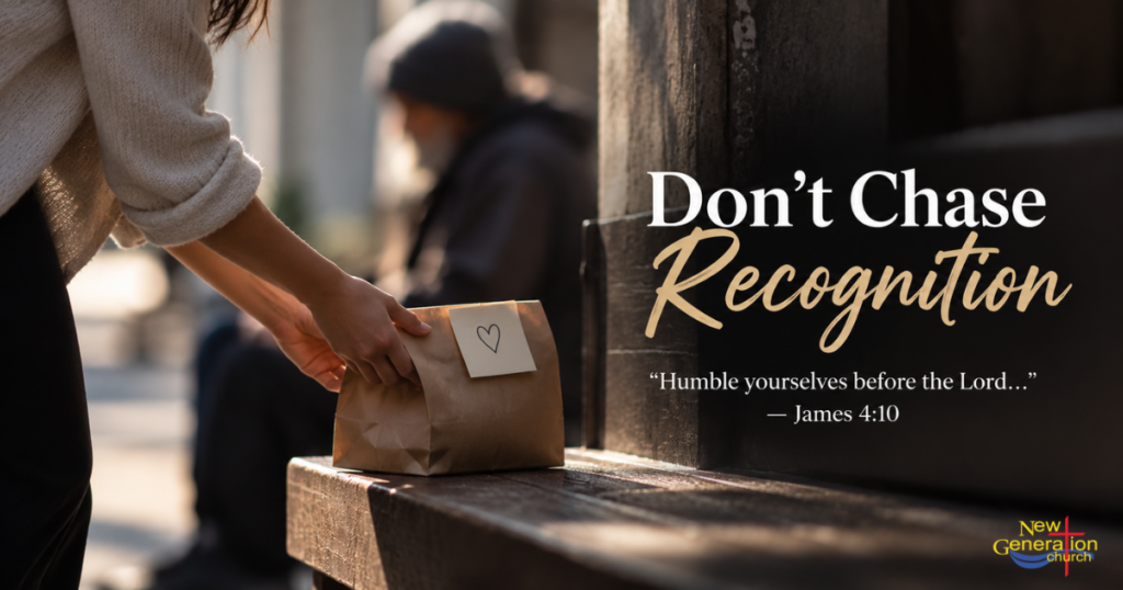Don’t Chase Recognition